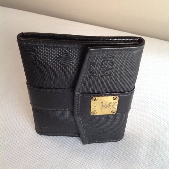 MCM Handbags - Unisex Amazing MCM Monogram Small Wallet Card ID Case